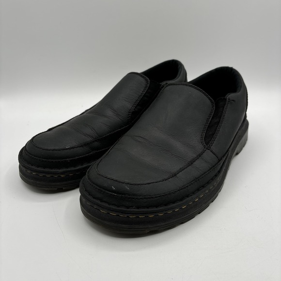 Dr. Martens Hickmire‎ Slip-On Shoes Men\'s Size 9 Black Leather Slip On main image 4